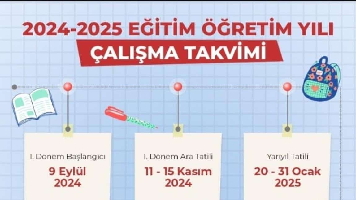 ÇALIŞMA TAKVİMİ